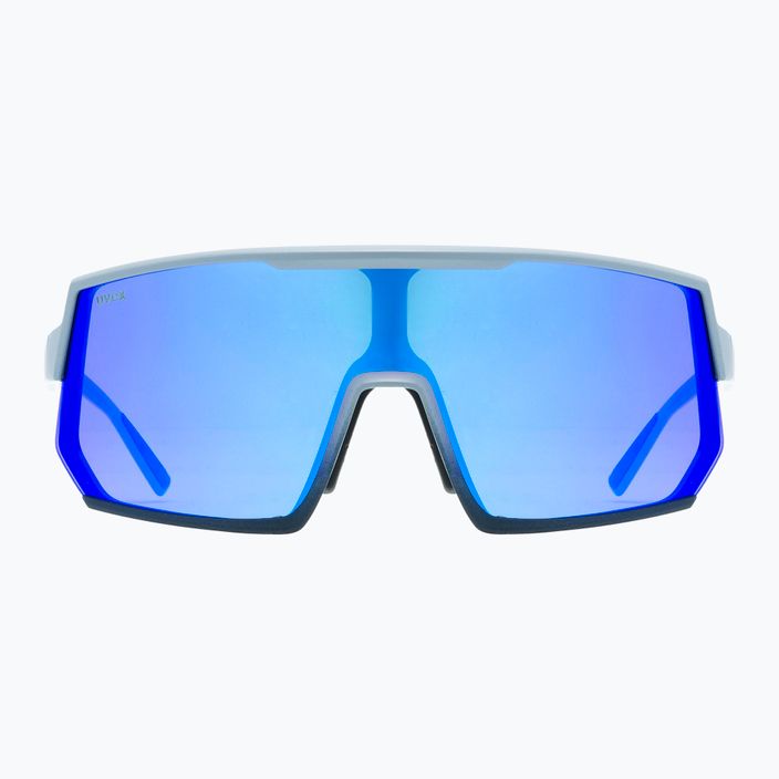 UVEX Sportstyle 235 rhino deep space mat/mirror blue dviratininkų akiniai 53/3/003/5416 7