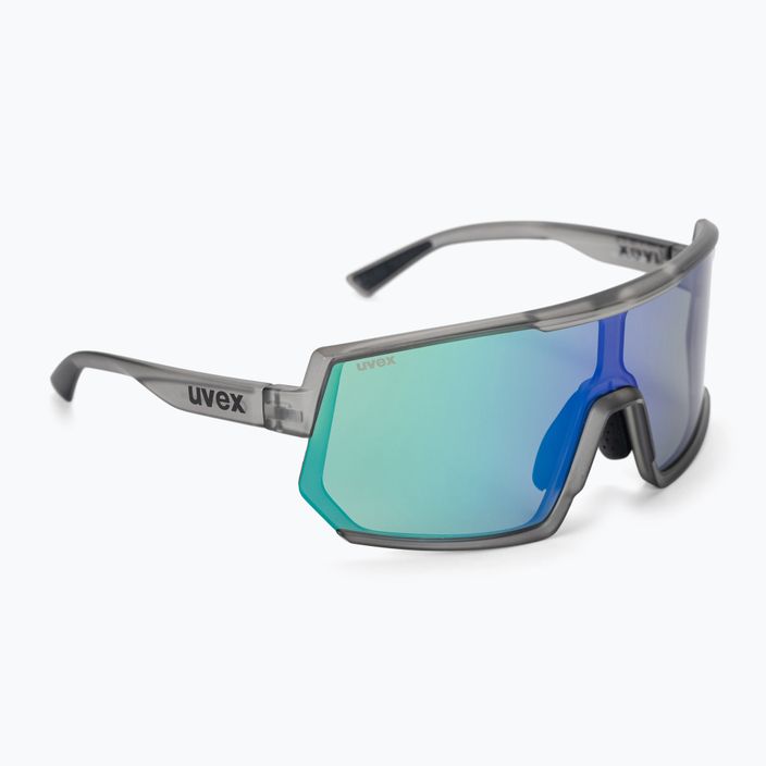 UVEX Sportstyle 235 dūminiai matiniai / veidrodiniai žali dviratininkų akiniai S5330035516