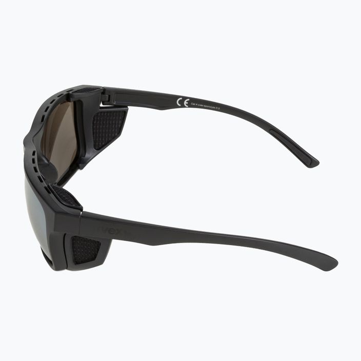 UVEX Sportstyle 312 juodi matiniai / veidrodiniai sidabriniai akiniai nuo saulės 53/3/007/2216 4