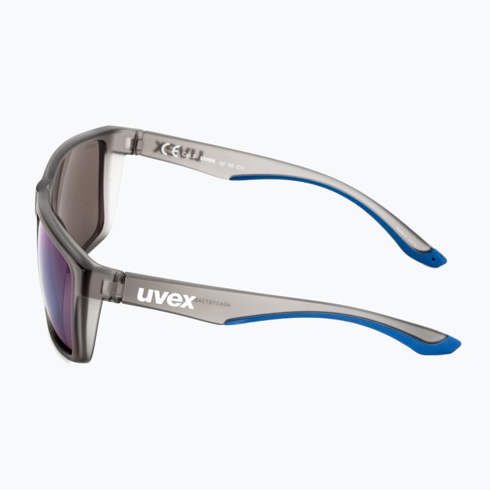 Uvex Lgl 50 CV dūminiai matiniai/veidrodiniai plazminiai akiniai nuo saulės 53/3/008/5598 4