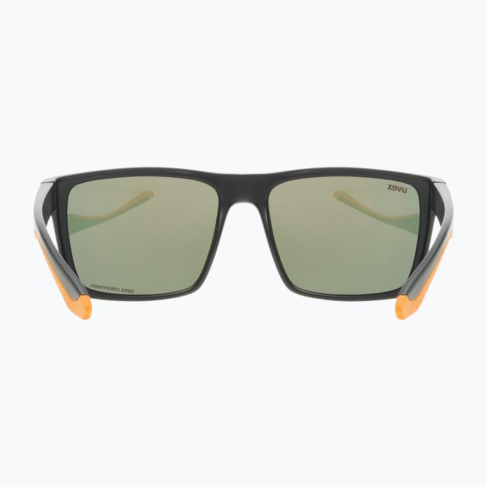 Uvex Lgl 50 CV juodi matiniai / veidrodiniai šampano spalvos akiniai nuo saulės 53/3/008/2297 9