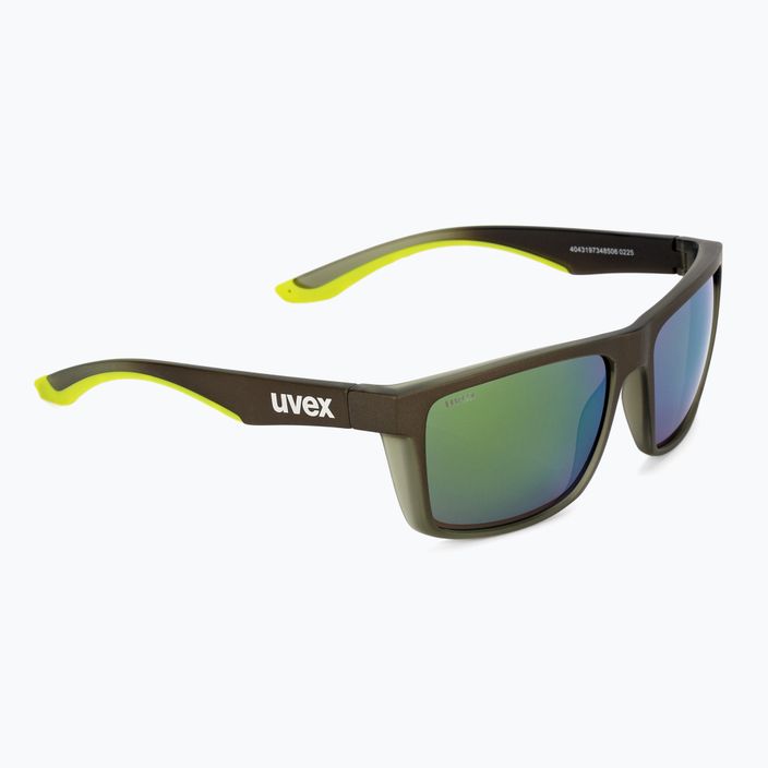 Uvex Lgl 50 CV alyvuogių matinės spalvos / veidrodiniai žali akiniai nuo saulės 53/3/008/7795