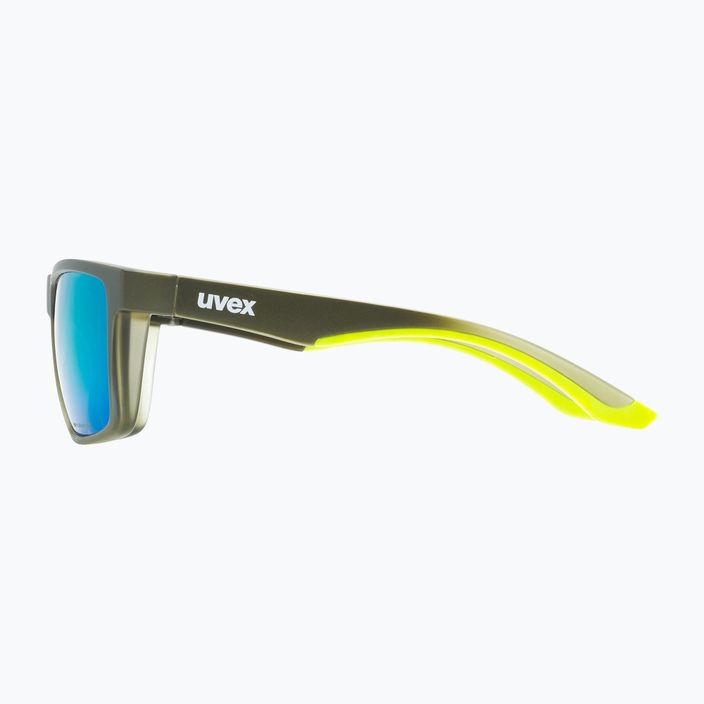 Uvex Lgl 50 CV alyvuogių matinės spalvos / veidrodiniai žali akiniai nuo saulės 53/3/008/7795 7