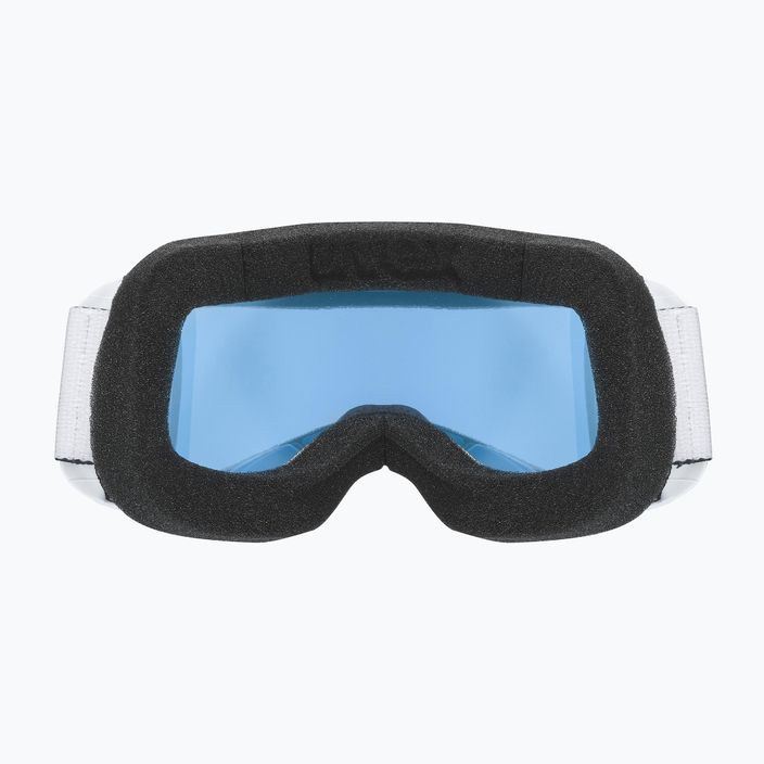 Slidinėjimo akiniai UVEX Elemnt FM white matt/mirror silver blue 55/0/640/1030 9