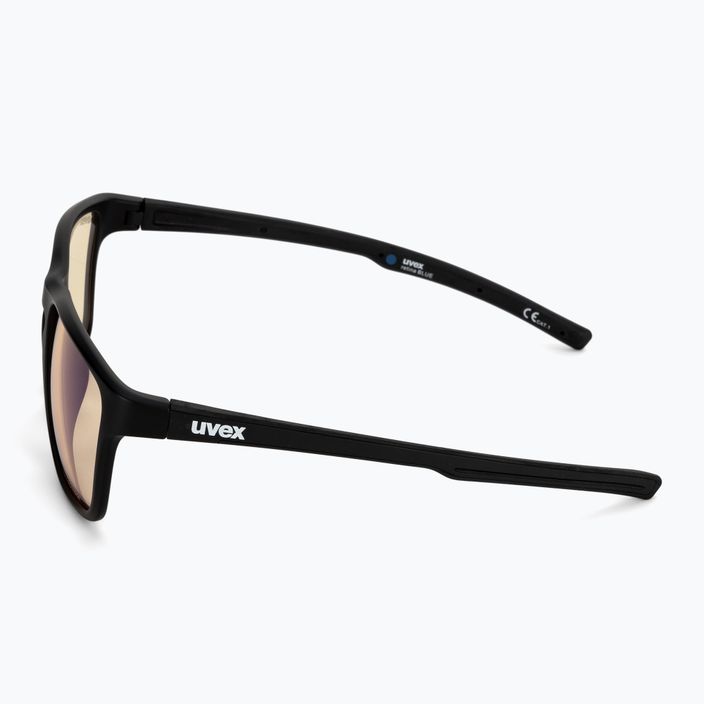 UVEX Retina Blue CV juodi matiniai/gelsvi akiniai nuo saulės 53/3/020/2201 4