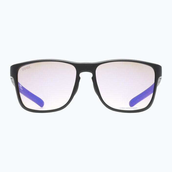 UVEX Retina Blue CV juodi matiniai/gelsvi akiniai nuo saulės 53/3/020/2201 6