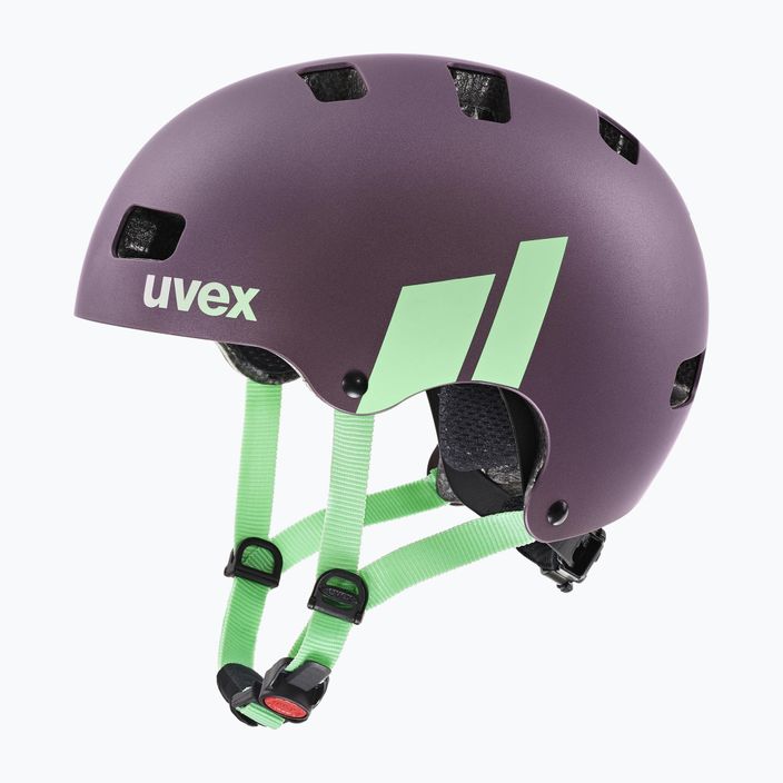 Vaikiškas dviratininko šalmas UVEX Kid 3 CC violetinės/žalios spalvos 41/4/972/18/15 6