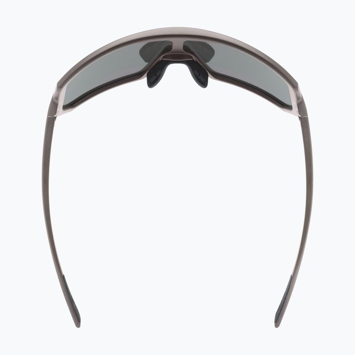 UVEX Sportstyle 235 ąžuolo rudos matinės spalvos / veidrodiniai sidabriniai dviratininko akiniai 53/3/003/6616 8