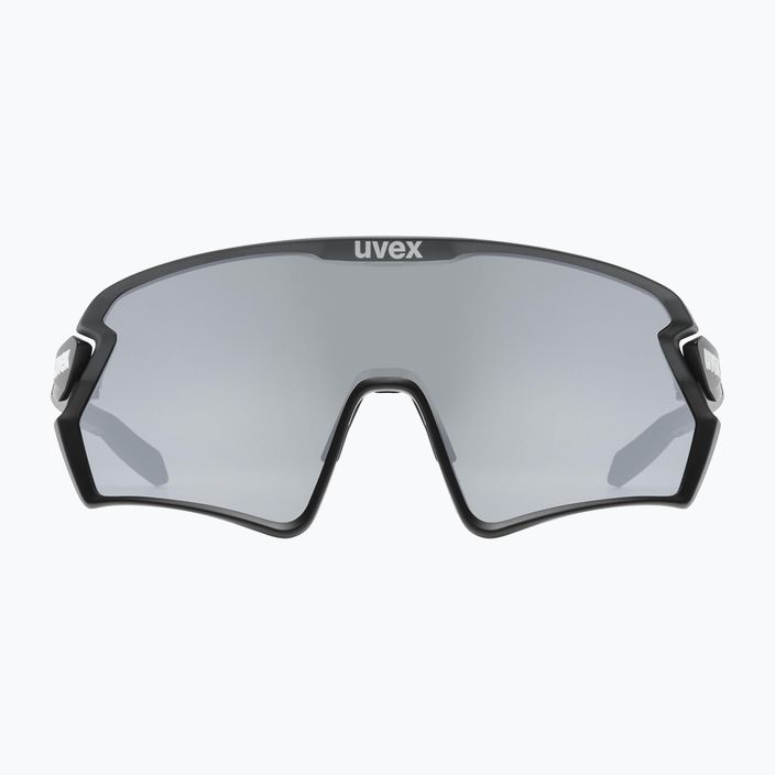 UVEX Sportstyle 231 2.0 pilkai juodi matiniai/veidrodiniai sidabriniai dviratininko akiniai 53/3/026/2506 6