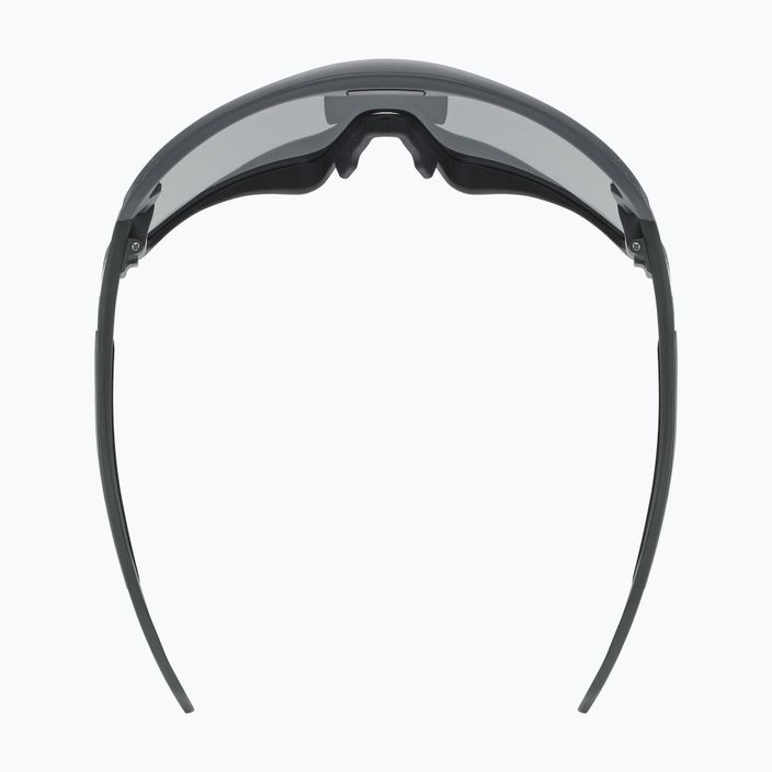 UVEX Sportstyle 231 2.0 pilkai juodi matiniai/veidrodiniai sidabriniai dviratininko akiniai 53/3/026/2506 8