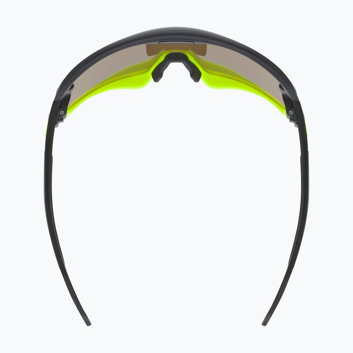 UVEX Sportstyle 231 2.0 juodai geltoni matiniai / veidrodiniai geltoni dviratininko akiniai 53/3/026/2616 8