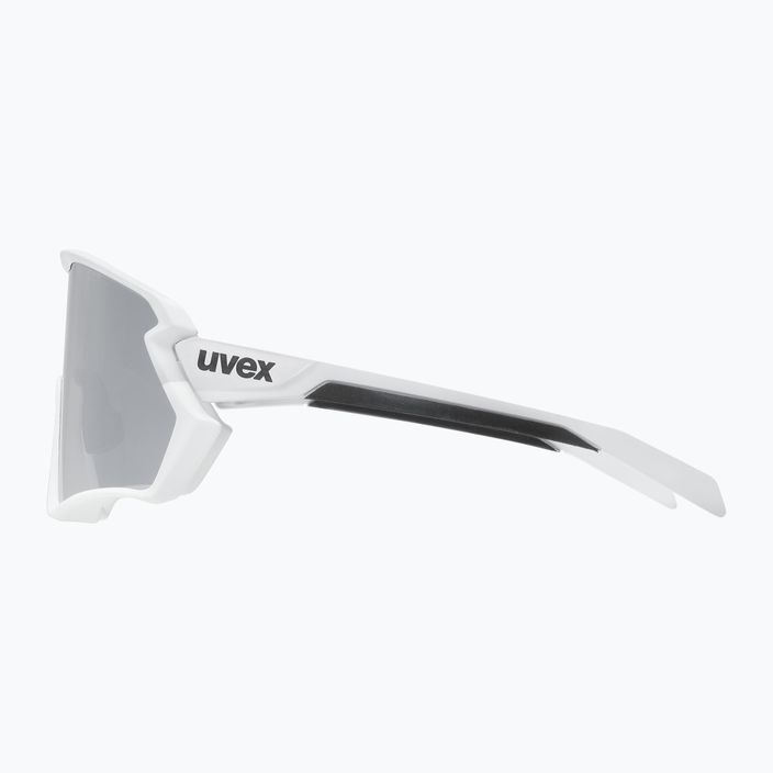 UVEX Sportstyle 231 2.0 cloud white mat/mirror silver dviratininkų akiniai 53/3/026/8116 7