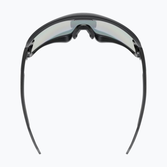 UVEX Sportstyle 231 2.0 P juodi matiniai / veidrodiniai raudoni dviratininko akiniai 53/3/029/2230 8