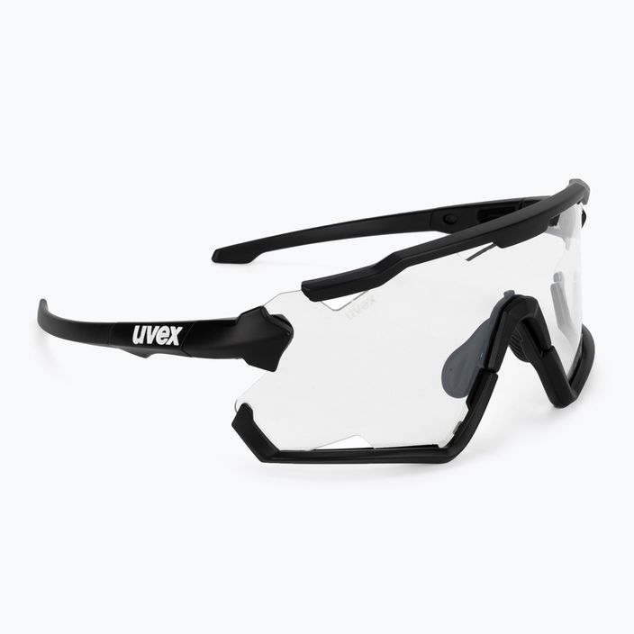 UVEX Sportstyle 228 V juodi matiniai/šviesiai sidabriniai akiniai nuo saulės 53/3/030/2205
