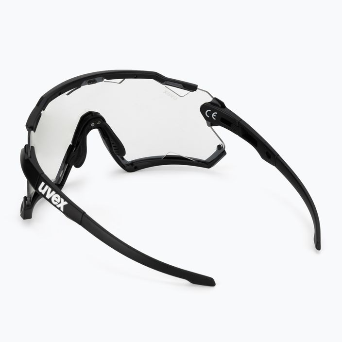 UVEX Sportstyle 228 V juodi matiniai/šviesiai sidabriniai akiniai nuo saulės 53/3/030/2205 2