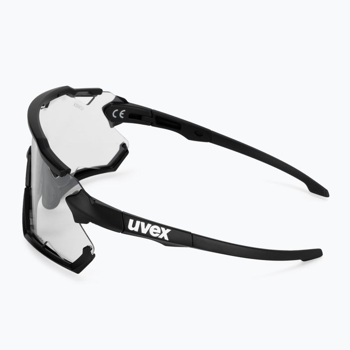 UVEX Sportstyle 228 V juodi matiniai/šviesiai sidabriniai akiniai nuo saulės 53/3/030/2205 4