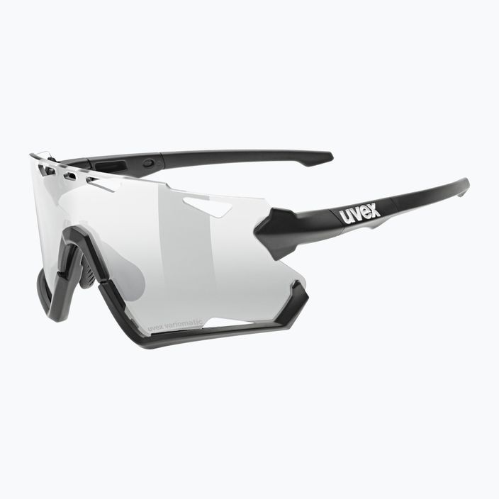 UVEX Sportstyle 228 V juodi matiniai/šviesiai sidabriniai akiniai nuo saulės 53/3/030/2205 6