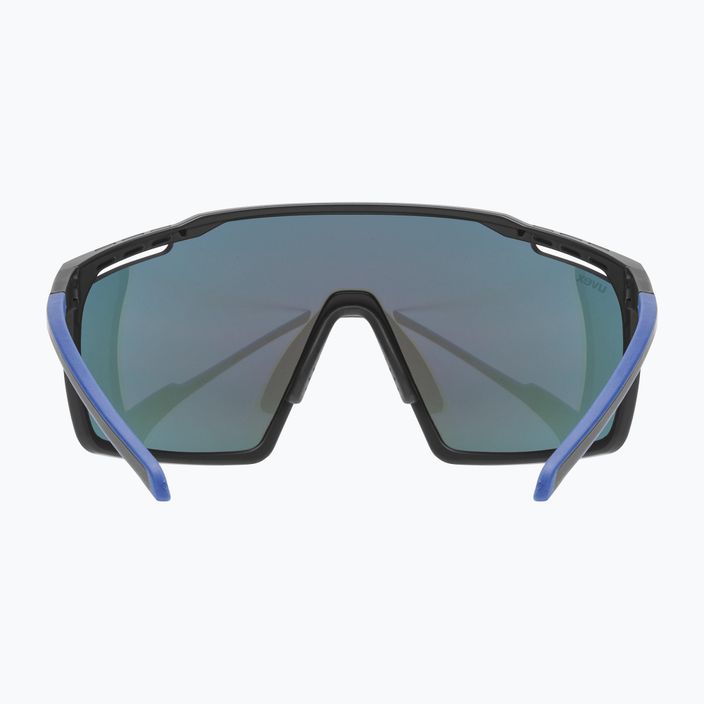 UVEX Mtn Perform juodai mėlyni matiniai/veidrodiniai mėlyni akiniai nuo saulės 53/3/039/2416 9
