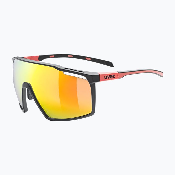 UVEX Mtn Perform juodai raudoni matiniai / veidrodiniai raudoni akiniai nuo saulės 53/3/039/2316 5