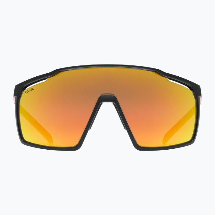 UVEX Mtn Perform juodai raudoni matiniai / veidrodiniai raudoni akiniai nuo saulės 53/3/039/2316 6