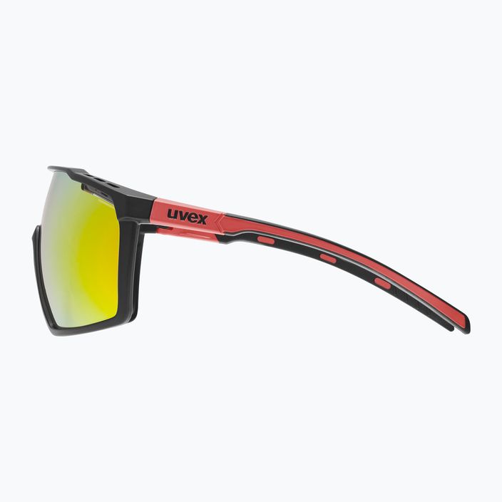 UVEX Mtn Perform juodai raudoni matiniai / veidrodiniai raudoni akiniai nuo saulės 53/3/039/2316 7