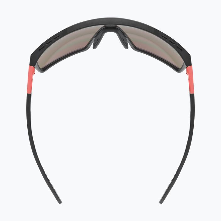 UVEX Mtn Perform juodai raudoni matiniai / veidrodiniai raudoni akiniai nuo saulės 53/3/039/2316 8