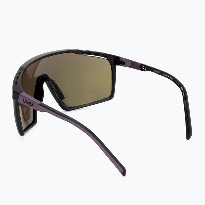 UVEX Mtn Perform juodai violetiniai matiniai / veidrodiniai violetiniai akiniai nuo saulės 53/3/039/2116 2