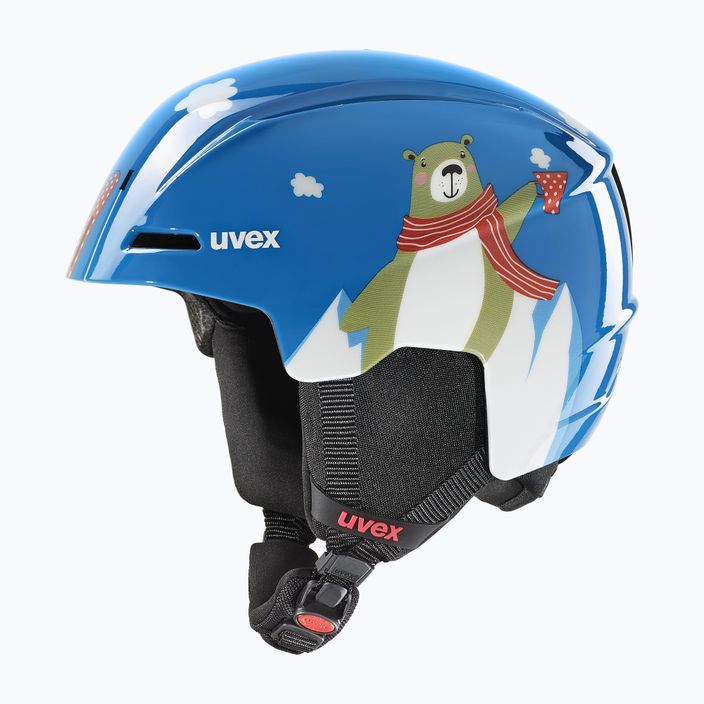 UVEX vaikiškas slidinėjimo šalmas Viti blue bear 6