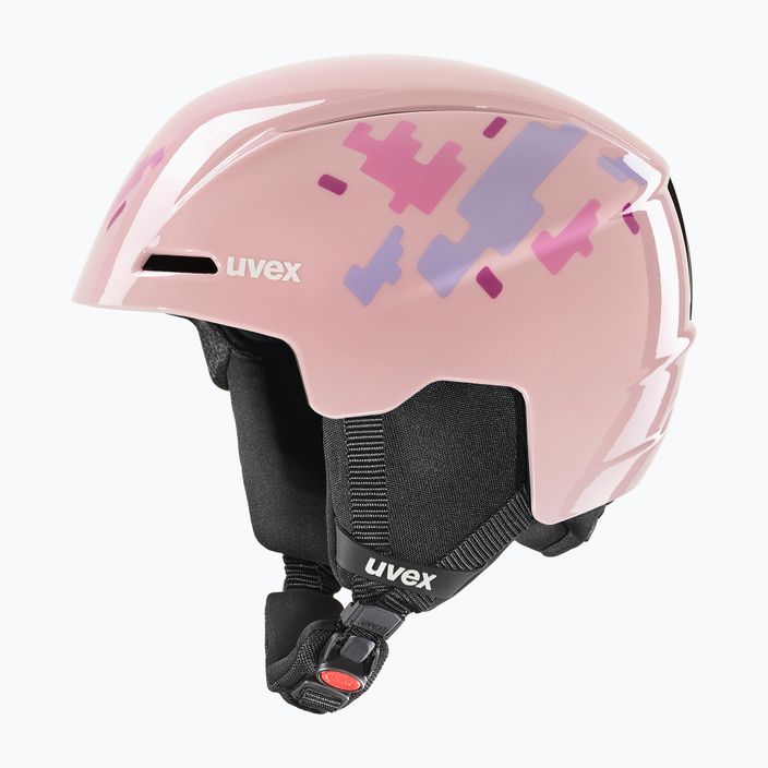 UVEX vaikiškas slidinėjimo šalmas Viti pink puzzle 6