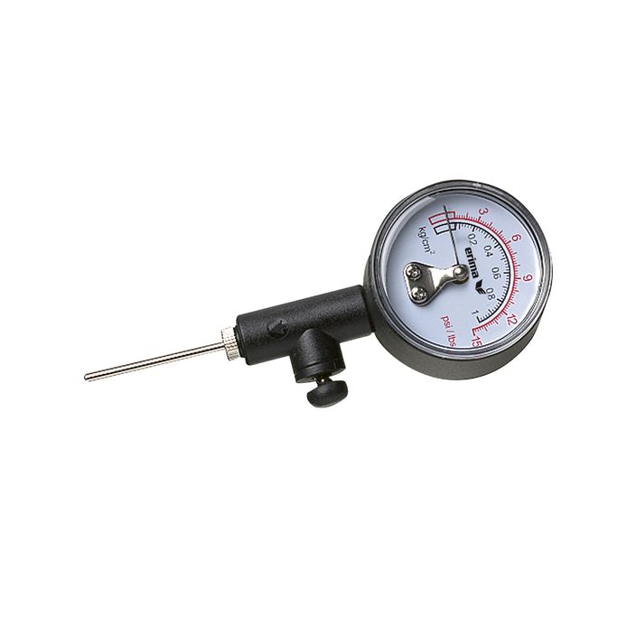 Manometras ERIMA Pressure Gauge 0-15 psi black/white 2