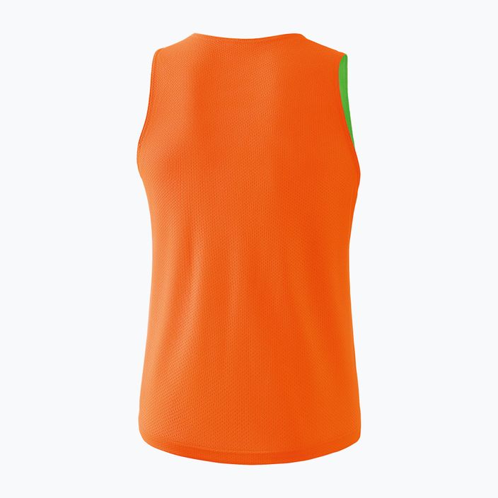 Skiriamieji marškinėliai ERIMA Reversible Training Bib orange/green 2