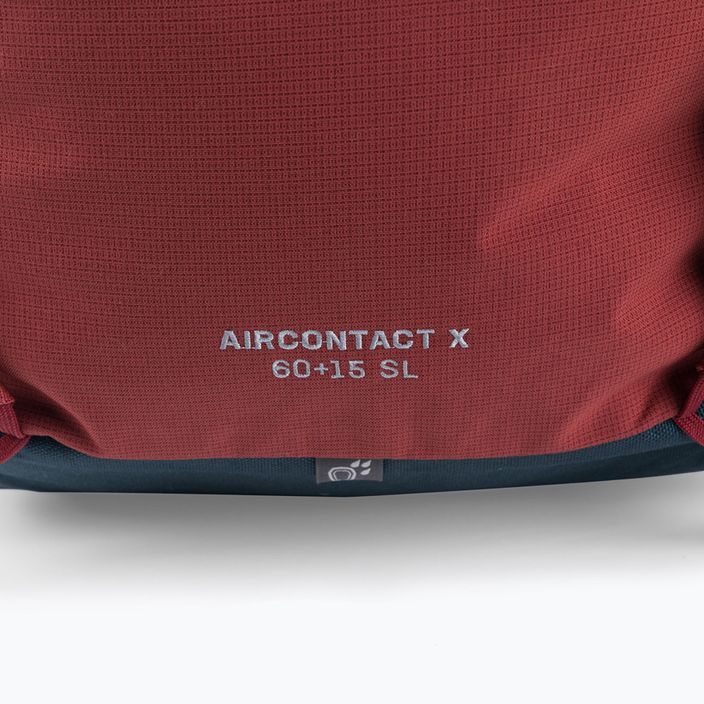Deuter Aircontact X SL 60+15 l trekingo kuprinė raudona 337012253350 5