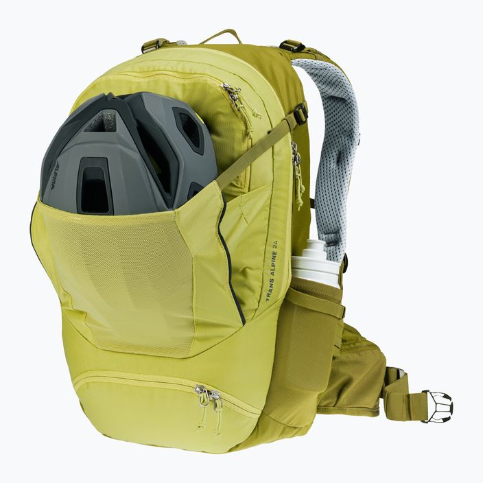 Dviračių kuprinė deuter Trans Alpine 24 l sprout/cactus 9