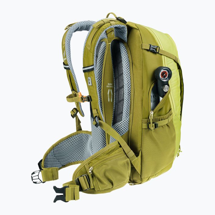 Dviračių kuprinė deuter Trans Alpine 24 l sprout/cactus 12