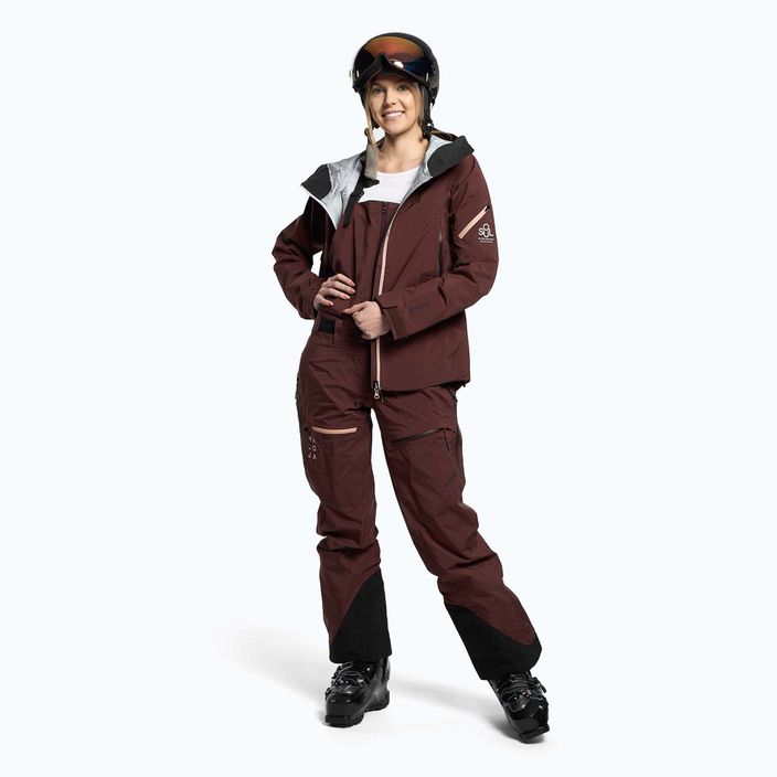 Moteriškos slidinėjimo kelnės Maloja W'S MaleachiM brown 32102 2