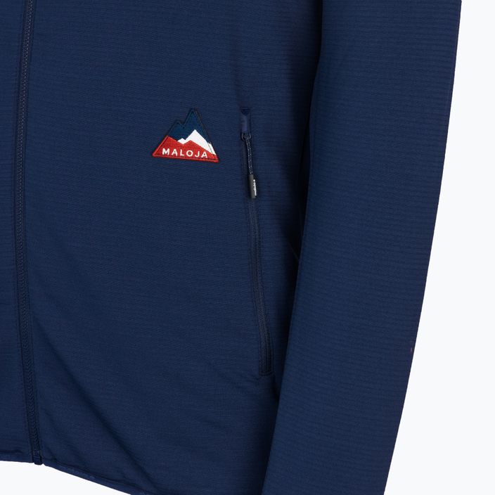 Maloja M'S MoosM vyriškas slidinėjimo džemperis tamsiai mėlynas 32253-1-8325 3