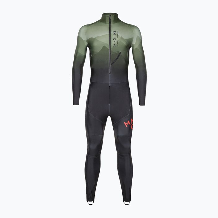Maloja MartinoM vyriškas slidinėjimo kostiumas juodai žalias 34208-1-0821