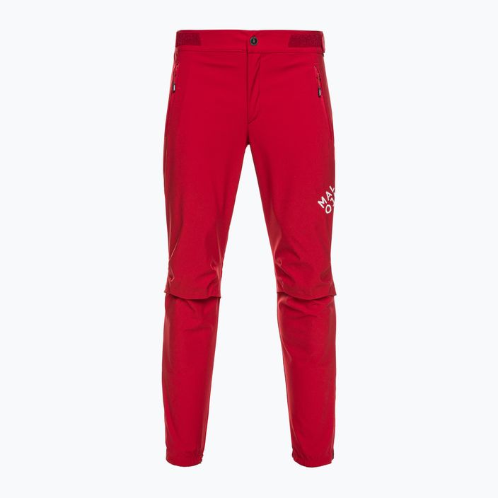 Vyriškos slidinėjimo kelnės Maloja UlmusM raudonos spalvos 34232-1-8669