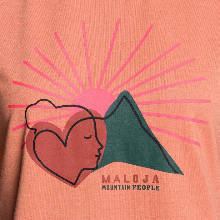 Moteriški alpinistiniai marškinėliai Maloja DambelM orange 35118 3
