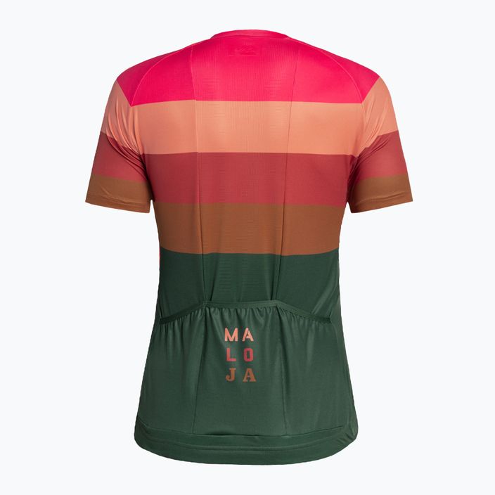 Moteriški dviratininkų marškinėliai Maloja MadrisaM žalios spalvos 35167 2