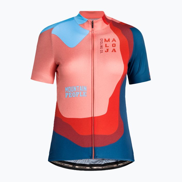 Moteriški dviratininkų marškinėliai Maloja AmiataM 1/2 rožinės spalvos 35169