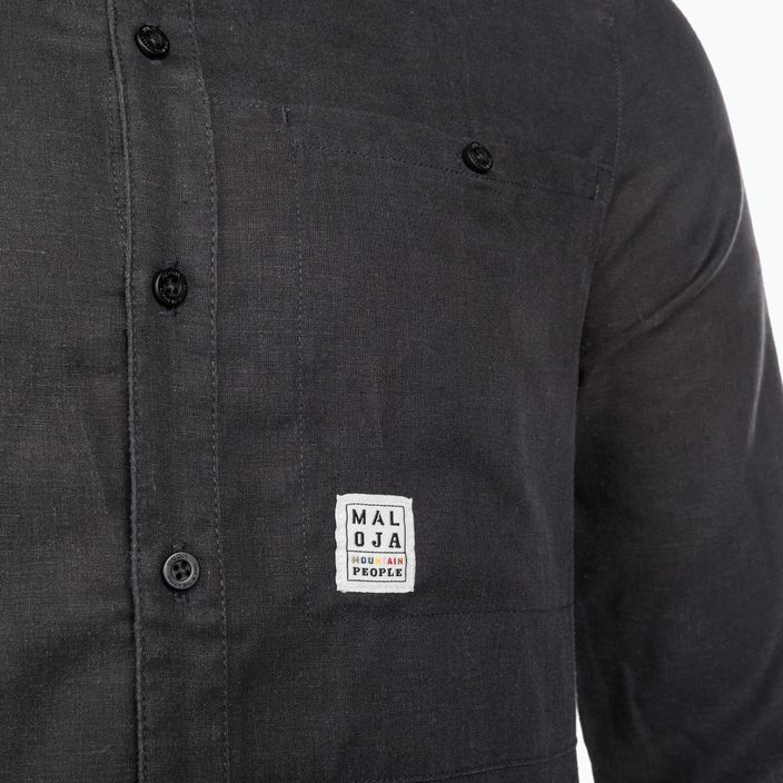 Maloja RainierM vyriški žygio marškinėliai juodi 35212-1-0817 3