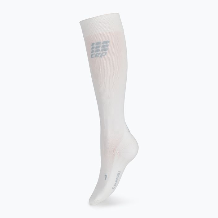 CEP Recovery vyriškos kompresinės kojinės baltos WP550R 2