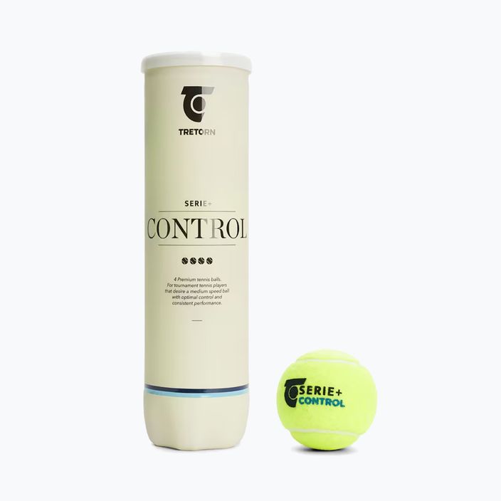 Tretorn Serie+ teniso kamuoliukai 4 vnt. geltoni 3T012 474377 X18