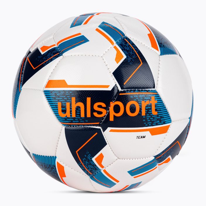 Futbolo kamuolys uhlsport Team white/navy/fluo orange dydis 5
