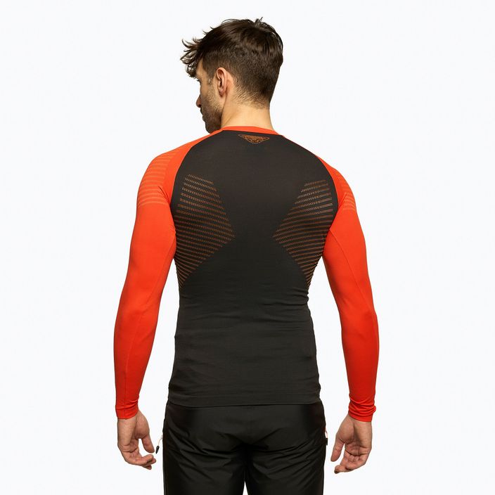 Vyriški DYNAFIT Speed Dryarn LS termo marškinėliai juodai raudoni 08-0000071056 3