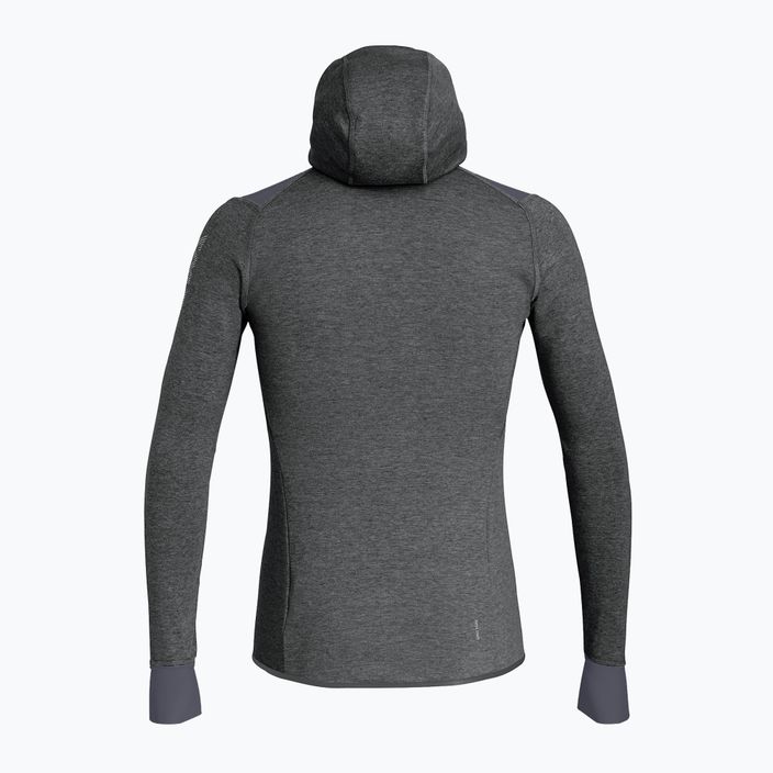 Salewa vyriškas trekingo džemperis Puez 2 Dry Hood FZ pilkai juodas 00-0000027221 6