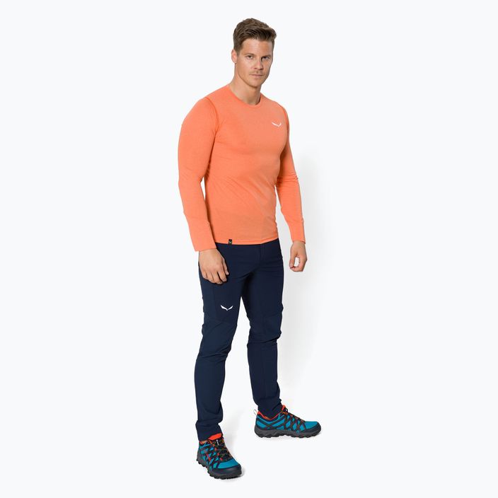 Salewa Pedroc 2 Dry vyriški trekingo marškinėliai oranžiniai 00-0000027723 2