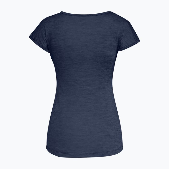 Moteriški trekingo marškinėliai Salewa Puez Melange Dry navy blue 00-0000026538 4
