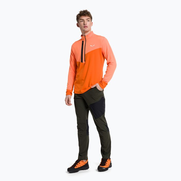 Vyriškas Salewa Vajolet oranžinis vilnonis džemperis 00-0000027887 2